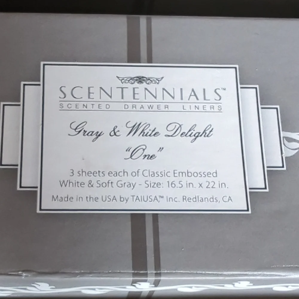 Drawer Liner Baby Powder Scent Box Set